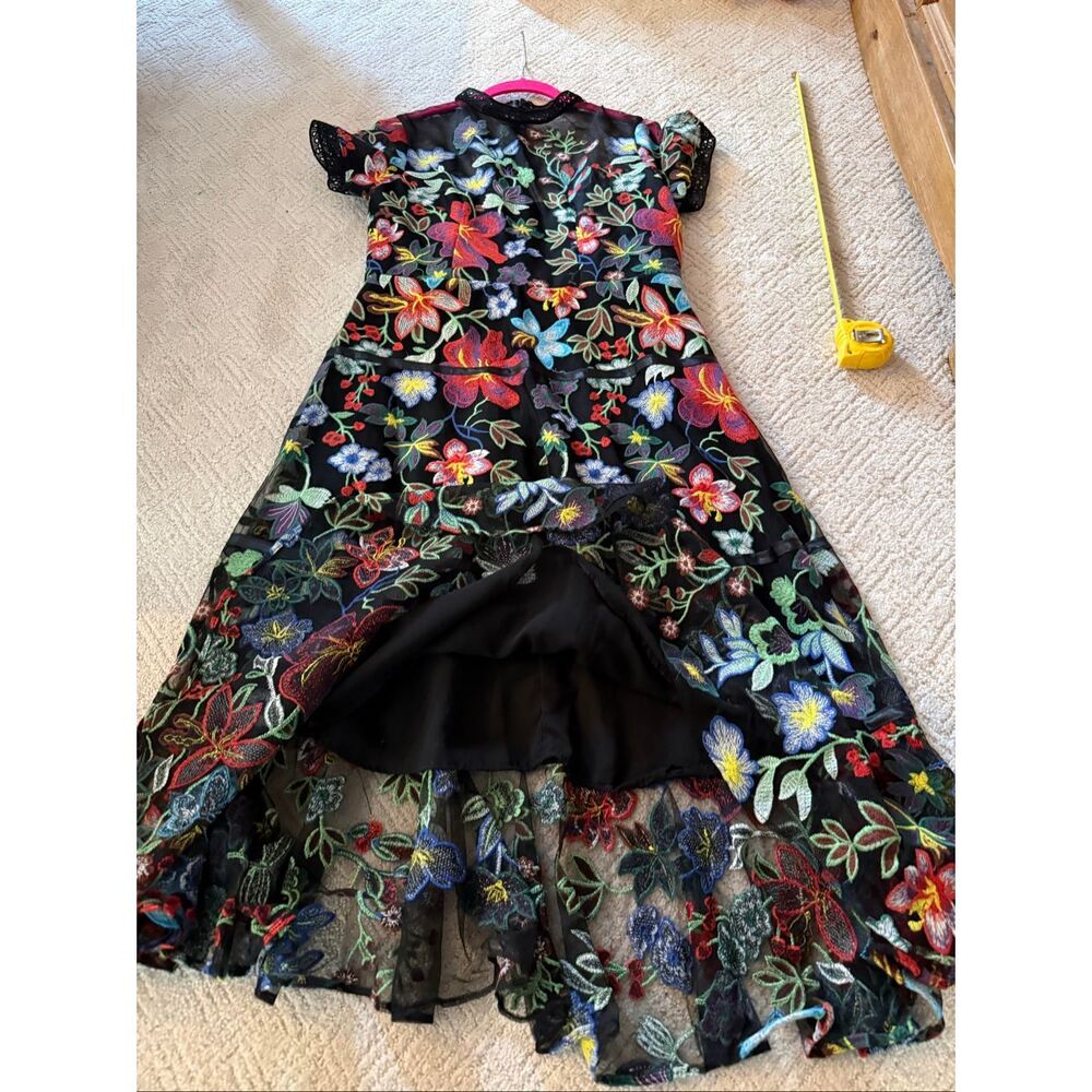 NWOT Anthropologie Vone Janine Embroidered Midi Dress - Picture 7 of 10